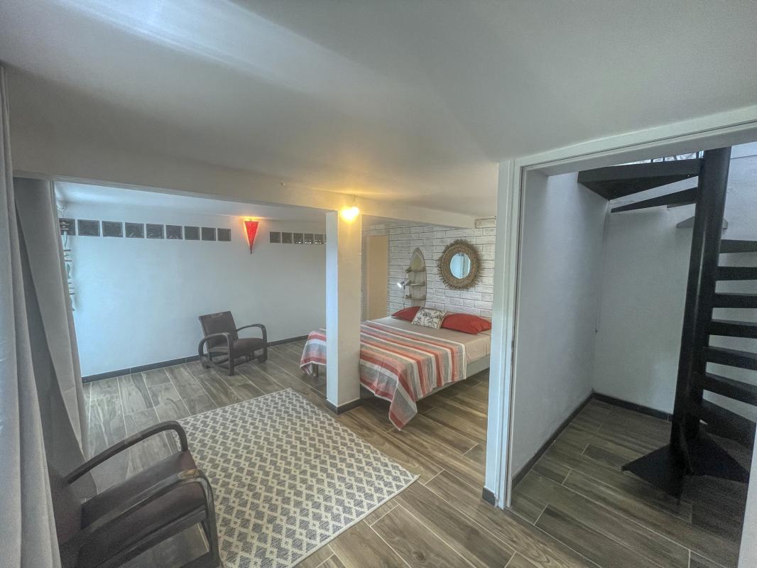 34.Location villa piscine vue mer Saint François  Guadeloupe_Chambre 3 RDC